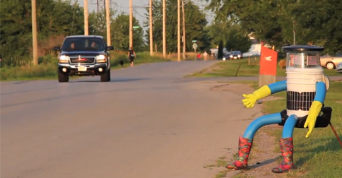 Hitchbot Anhalter zerstört