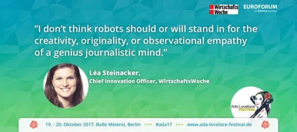 Léa Steinacker Tech in journalism