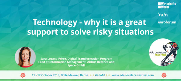 Technology - why it is a great support to solve risky situations (Sara Lozano Pérez)