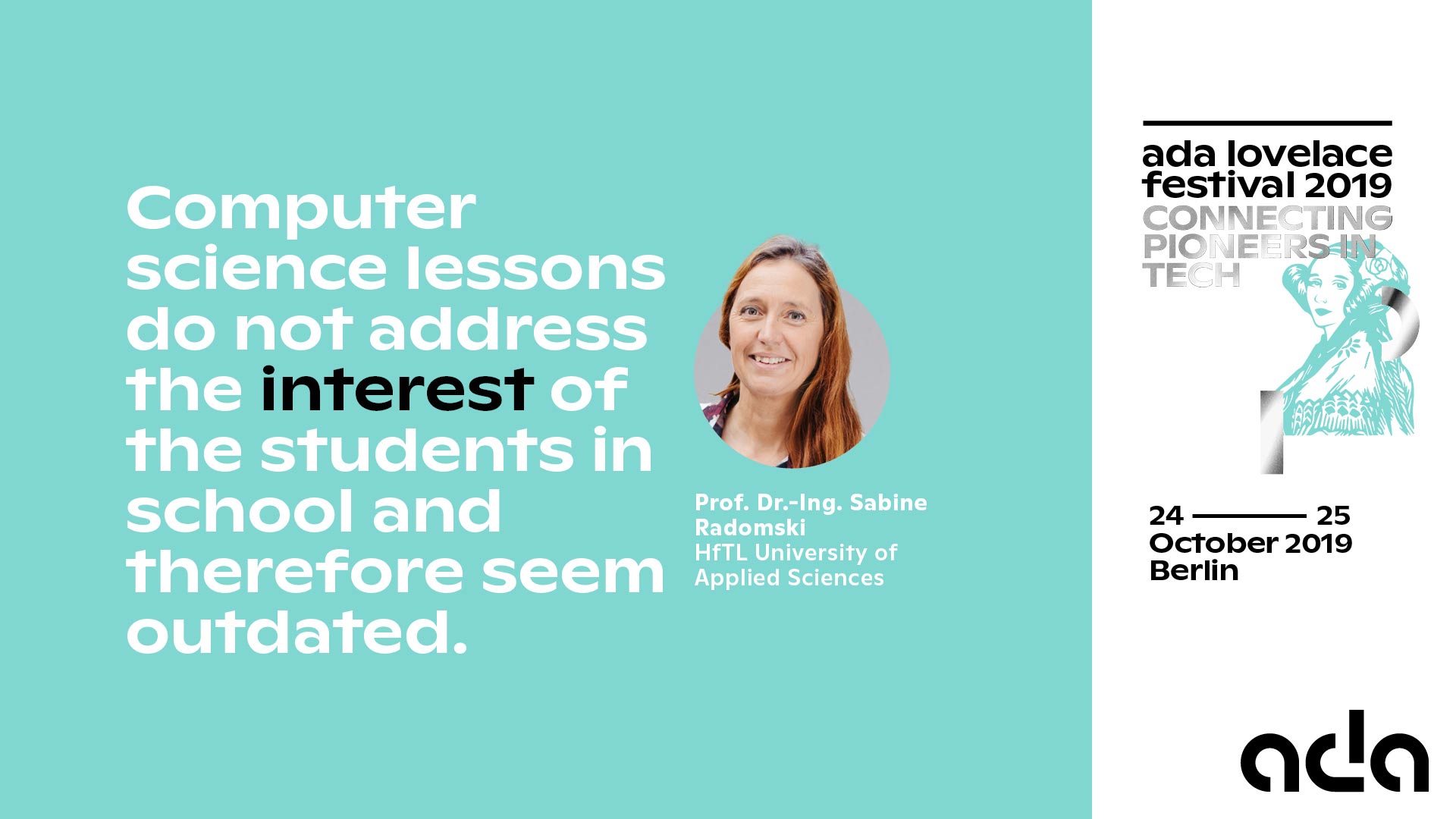 Interview with Prof. Dr.-Ing. Sabine Radomski